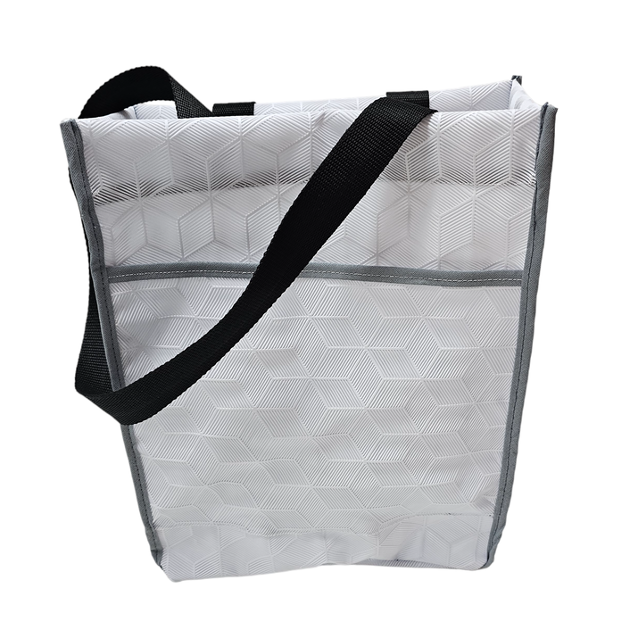 BOLSO MATERO - GEOMÉTRICO BLANCO